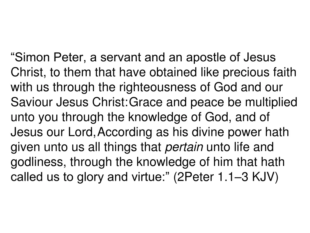 simon peter a servant and an apostle of jesus