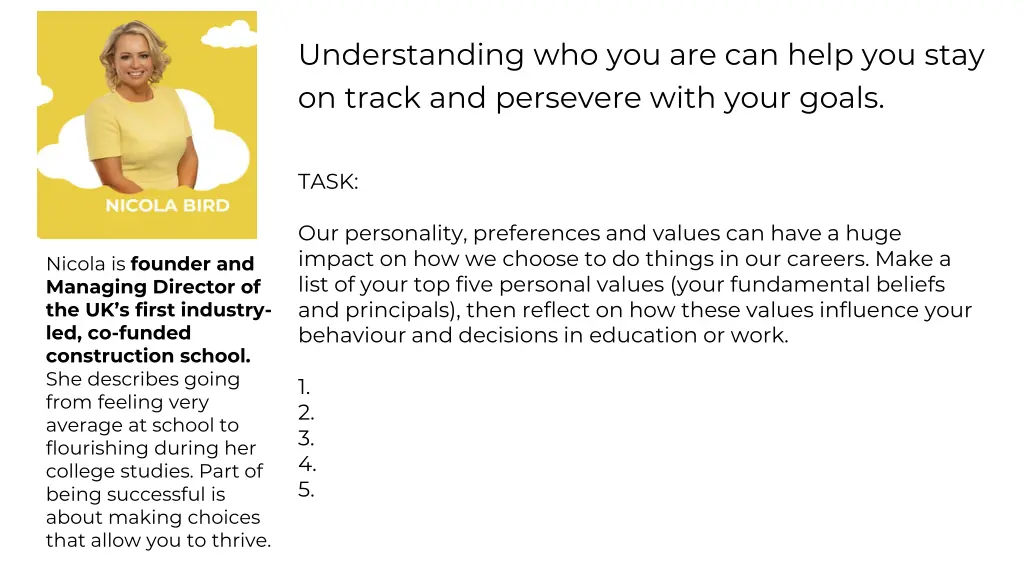 understanding who you are can help you stay