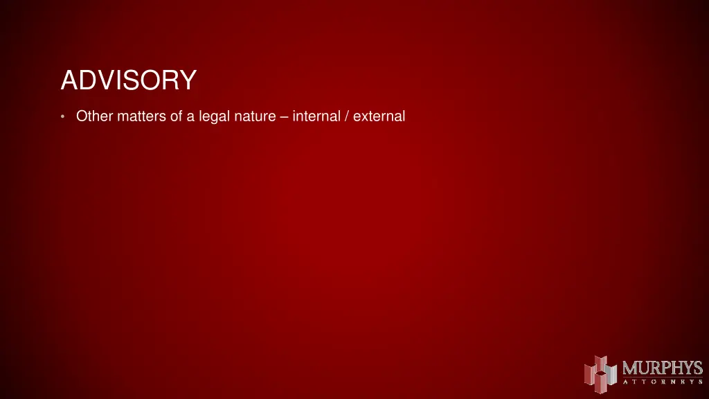 advisory