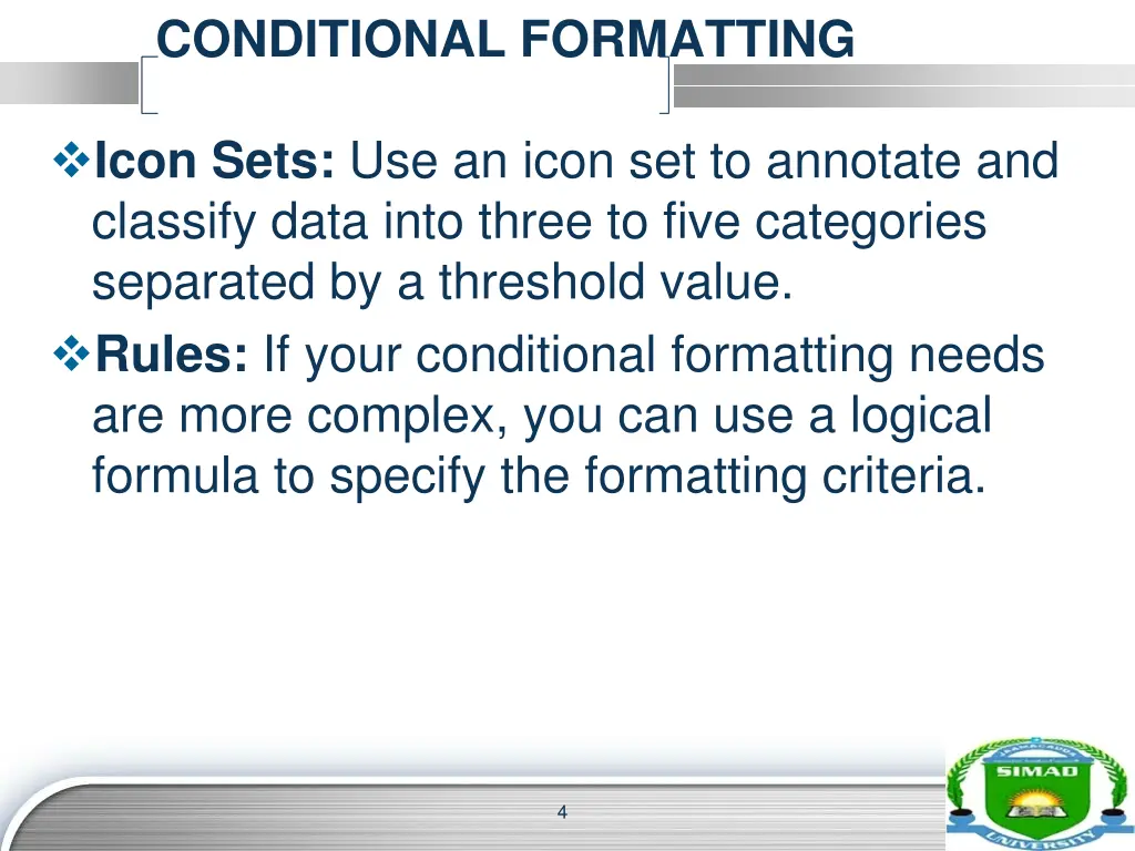 conditional formatting 1