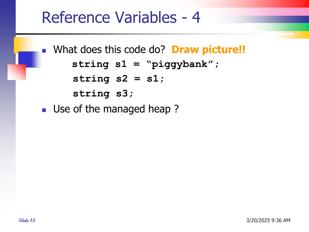 reference variables 4