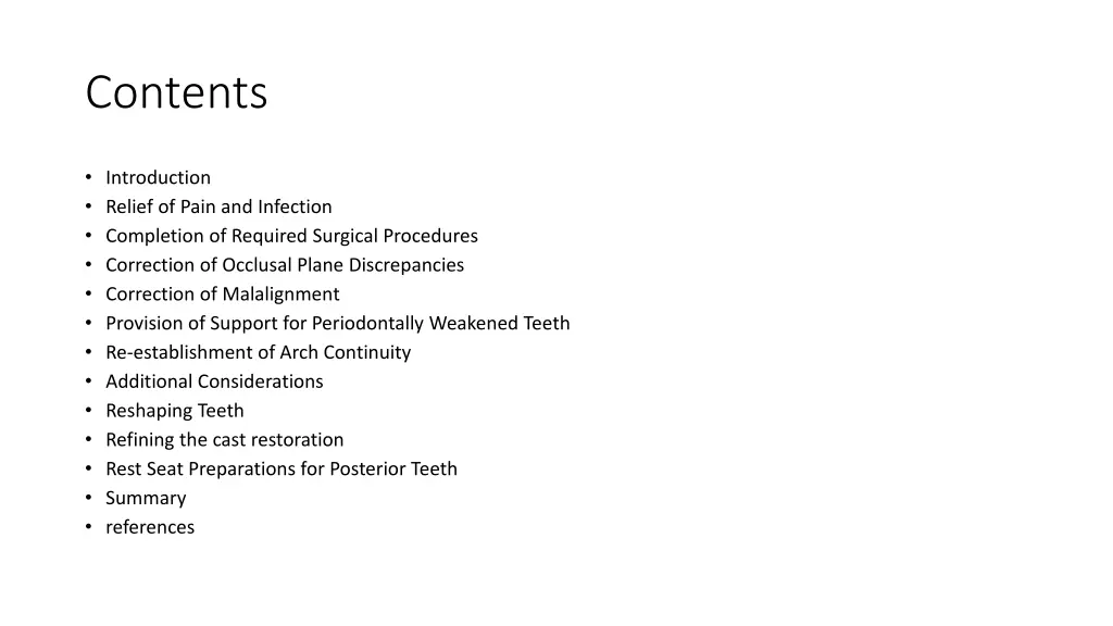 contents