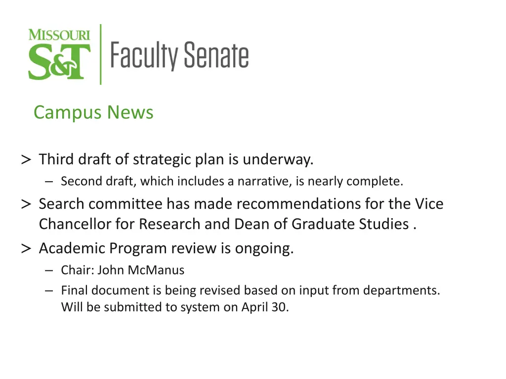 campus news