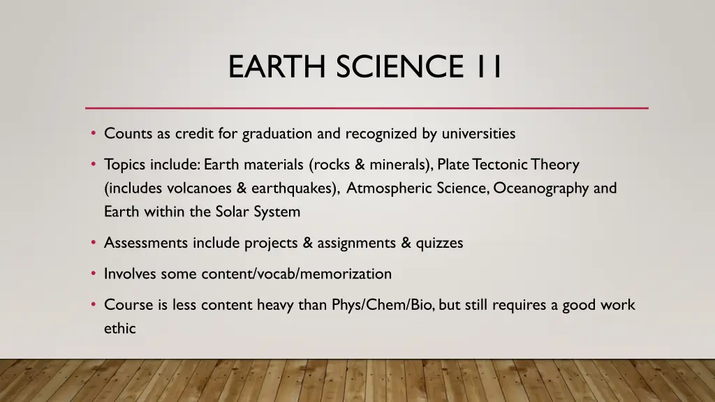 earth science 11