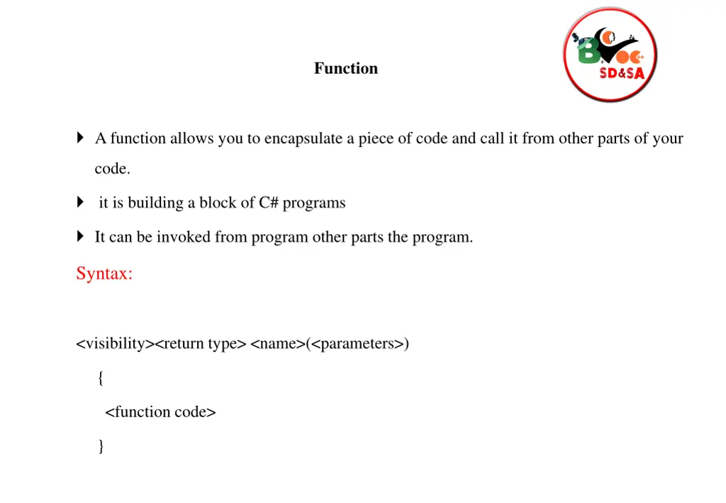 function
