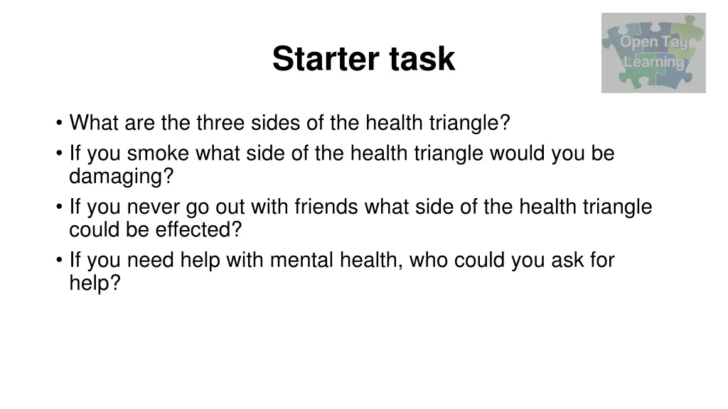 starter task 1