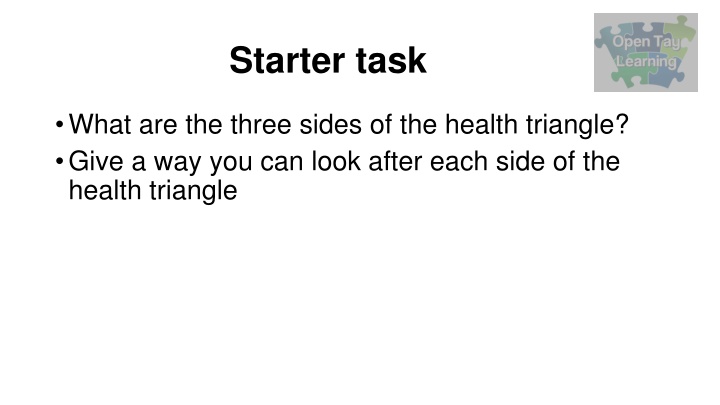 starter task