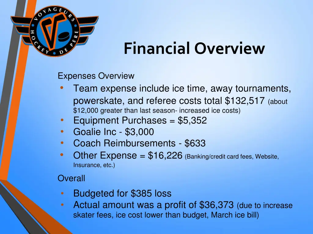 financial overview 1