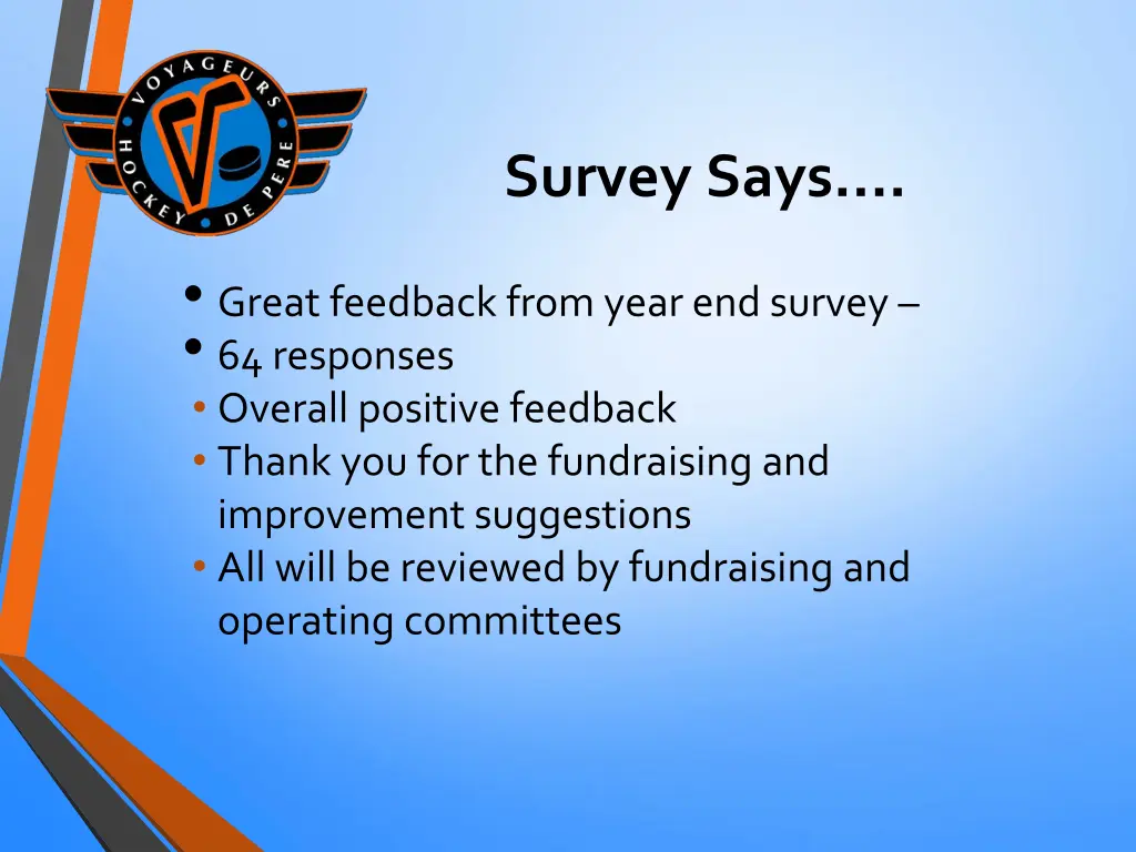 survey says