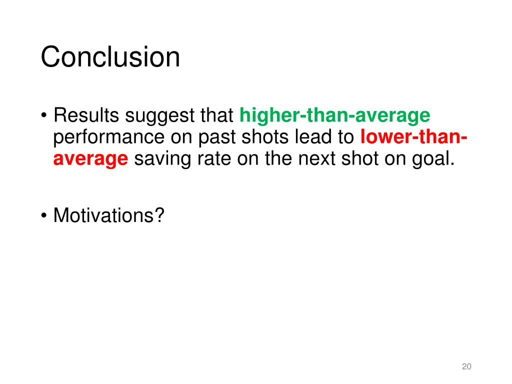conclusion