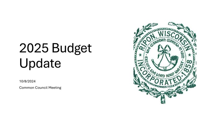 2025 budget update
