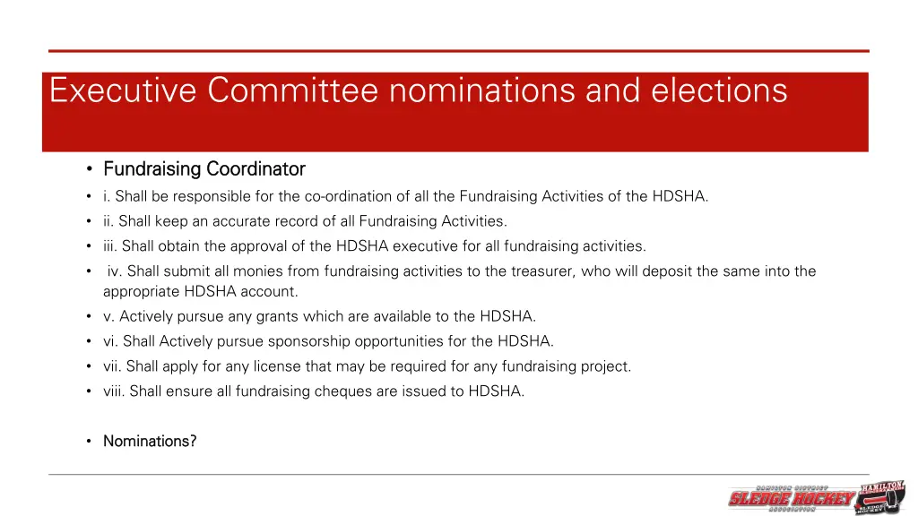 executive committee nominations and elections 4