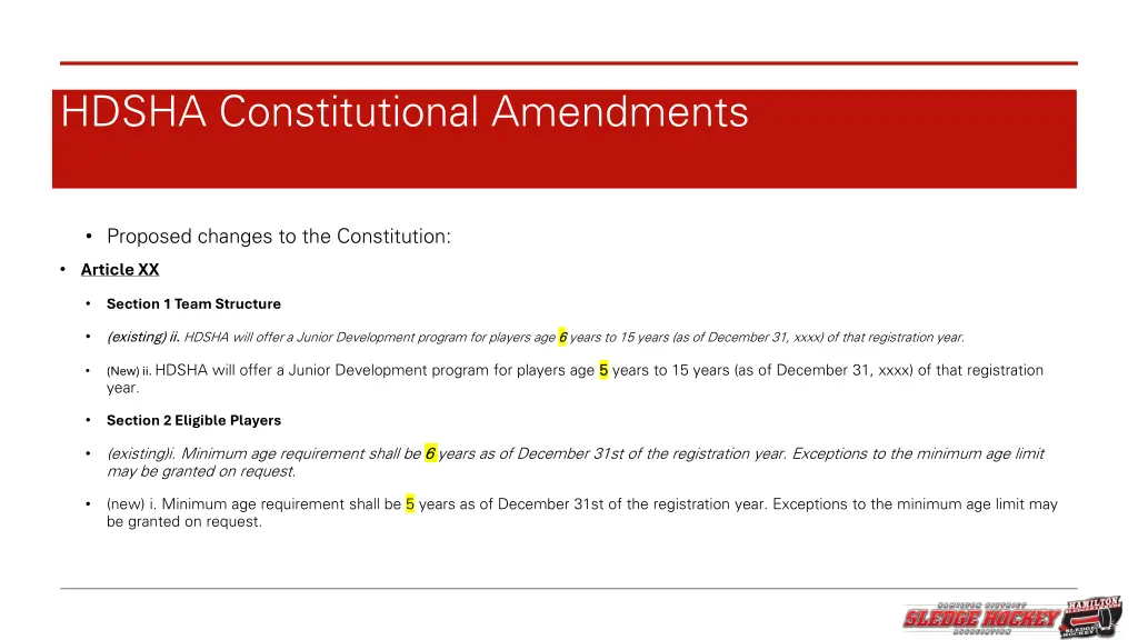 hdsha constitutional amendments 1
