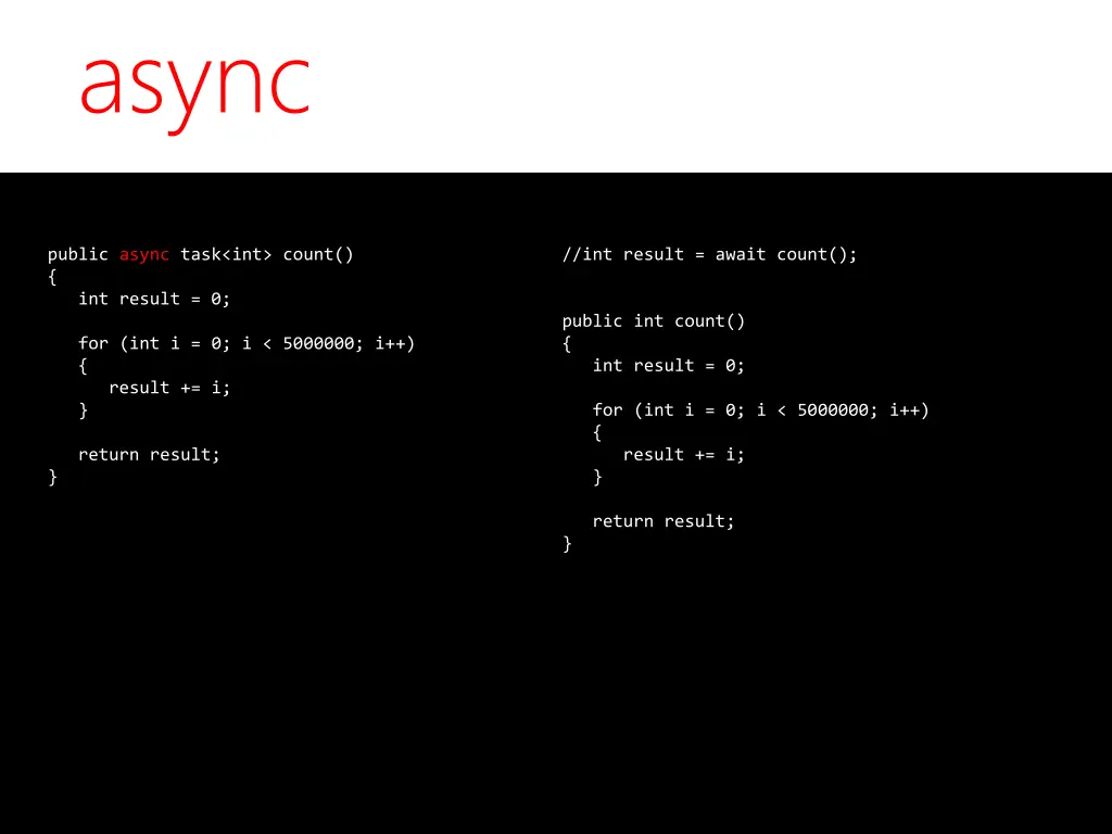 async