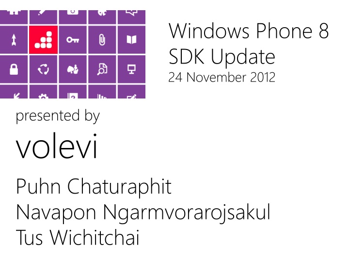 windows phone 8 sdk update 24 november 2012