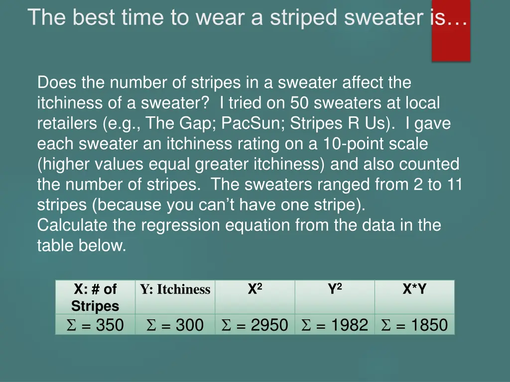 the best time to wear a striped sweater is