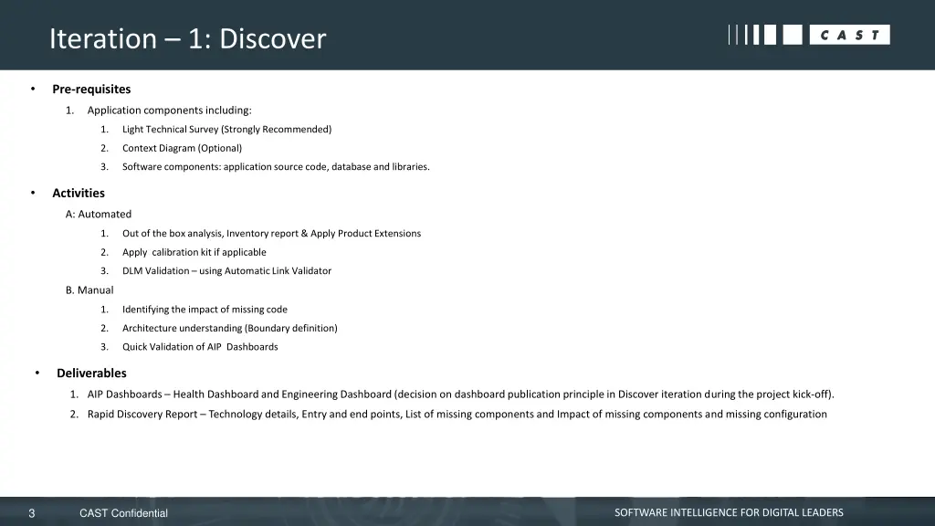 iteration 1 discover