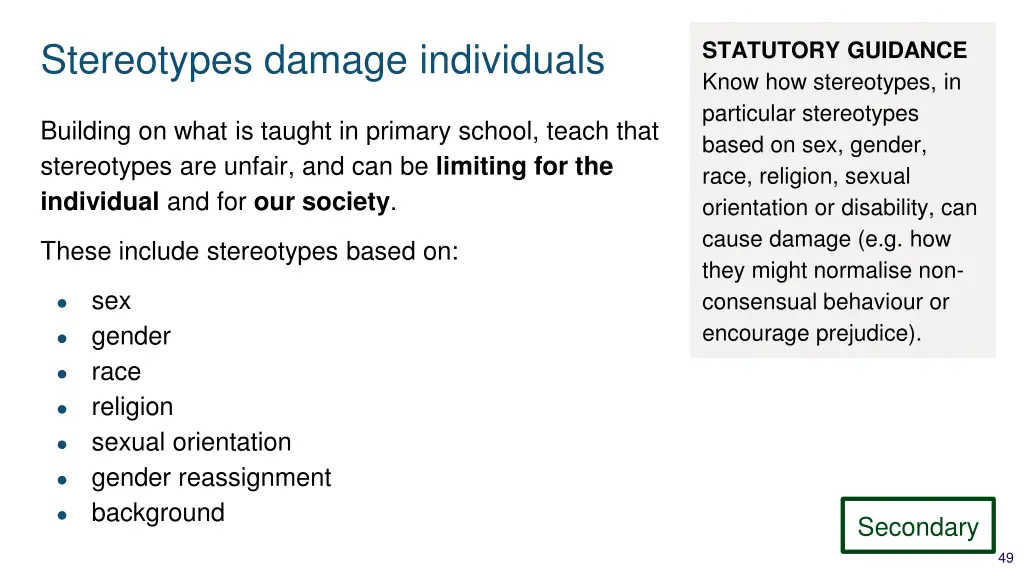 stereotypes damage individuals