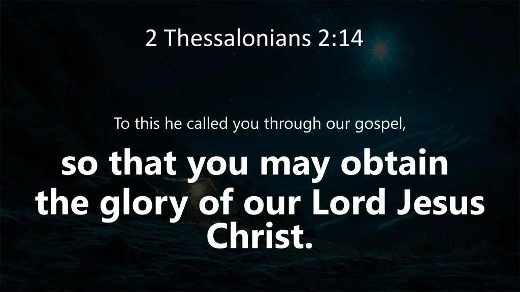 2 thessalonians 2 14
