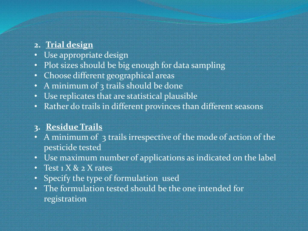 2 trial design use appropriate design plot sizes