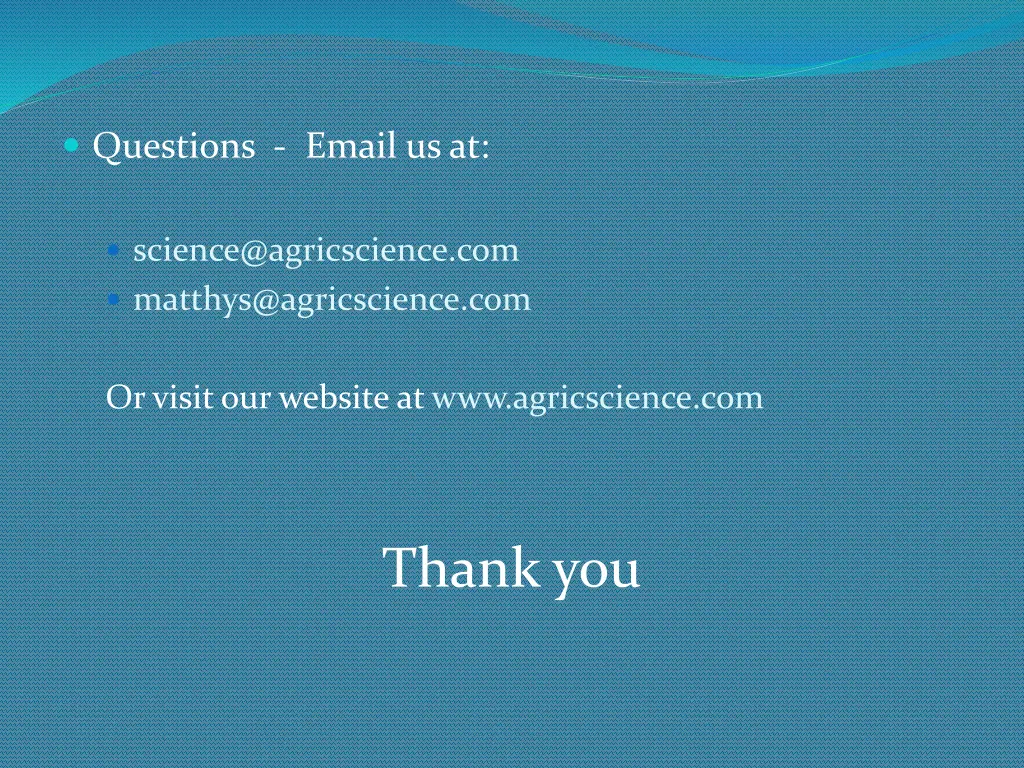 questions email us at