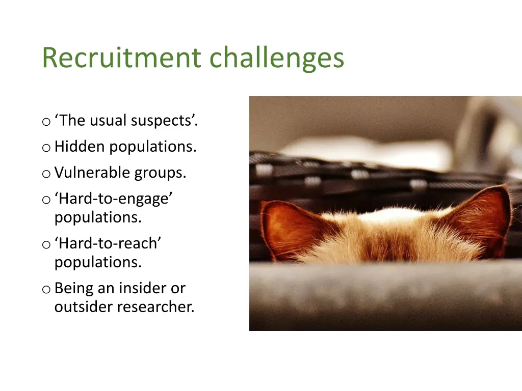 recruitment challenges