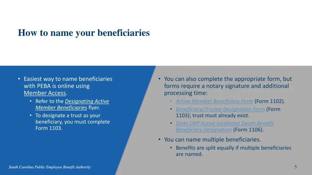 how to name your beneficiaries