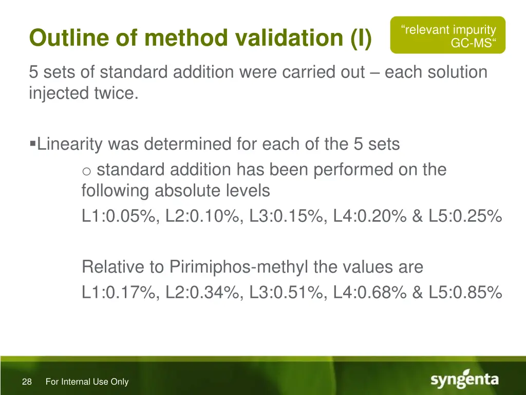 relevant impurity 8