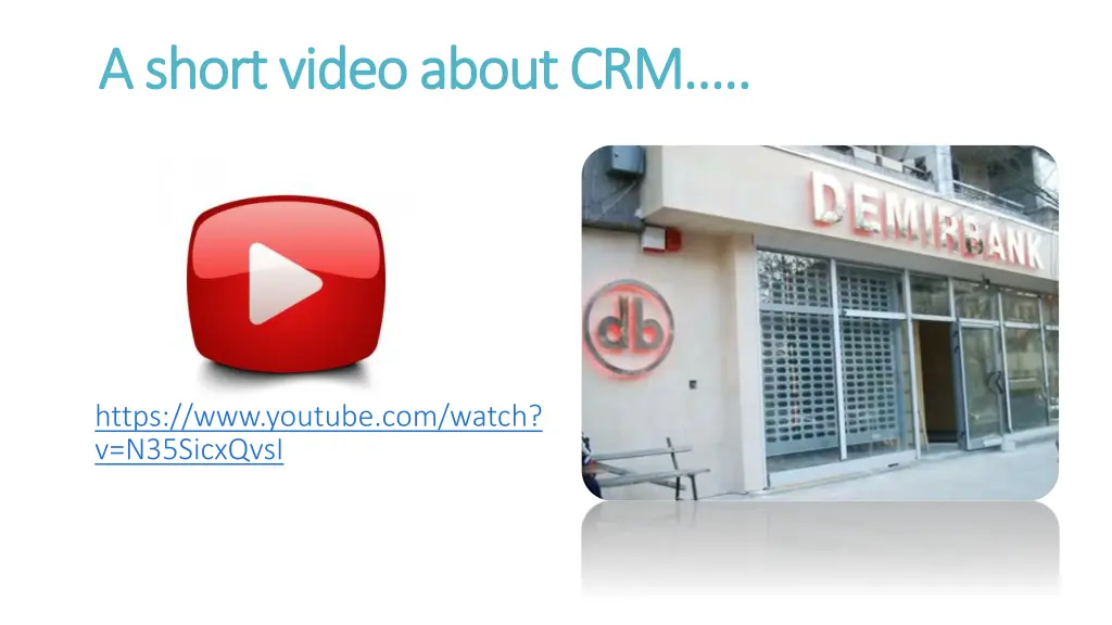 a short video about crm a short video about crm