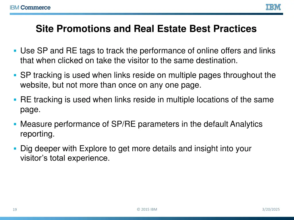 site promotions and real estate best practices