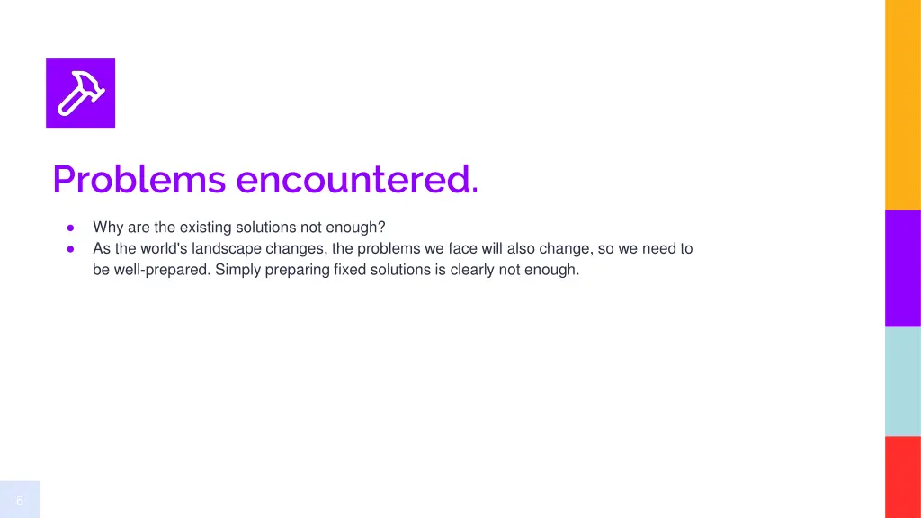 problems encountered 1