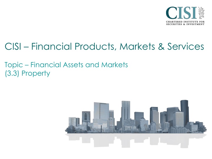 cisi financial products markets services