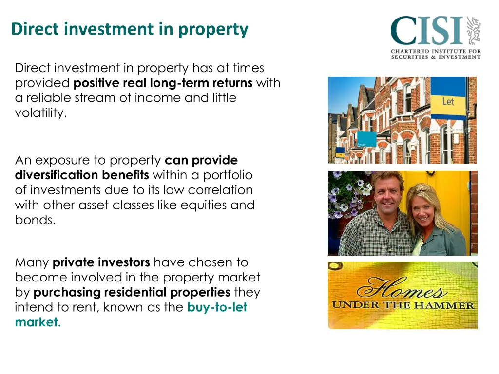 direct investment in property