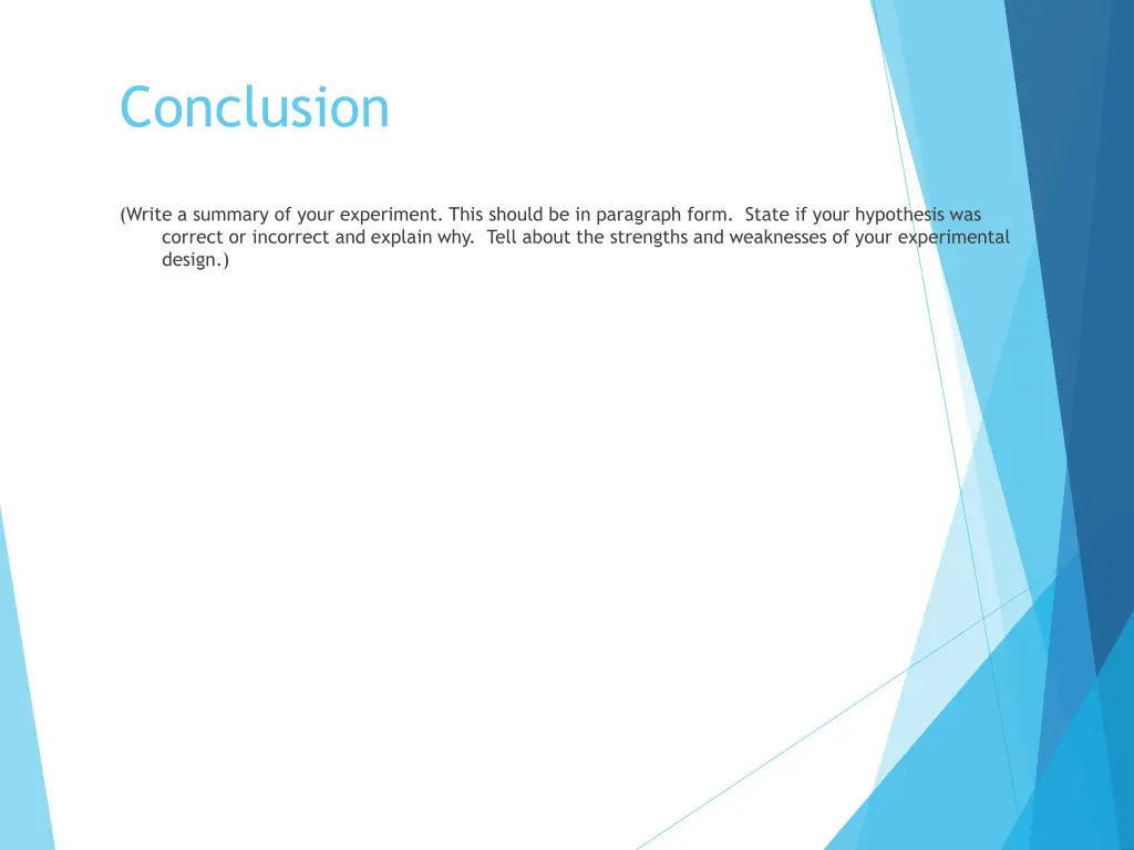 conclusion