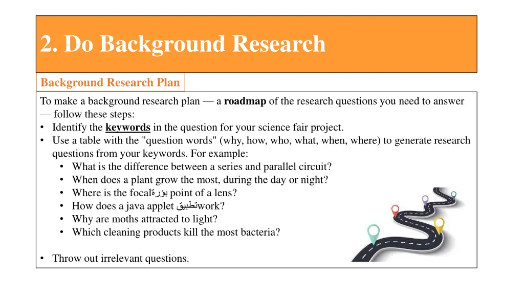 2 do background research 1