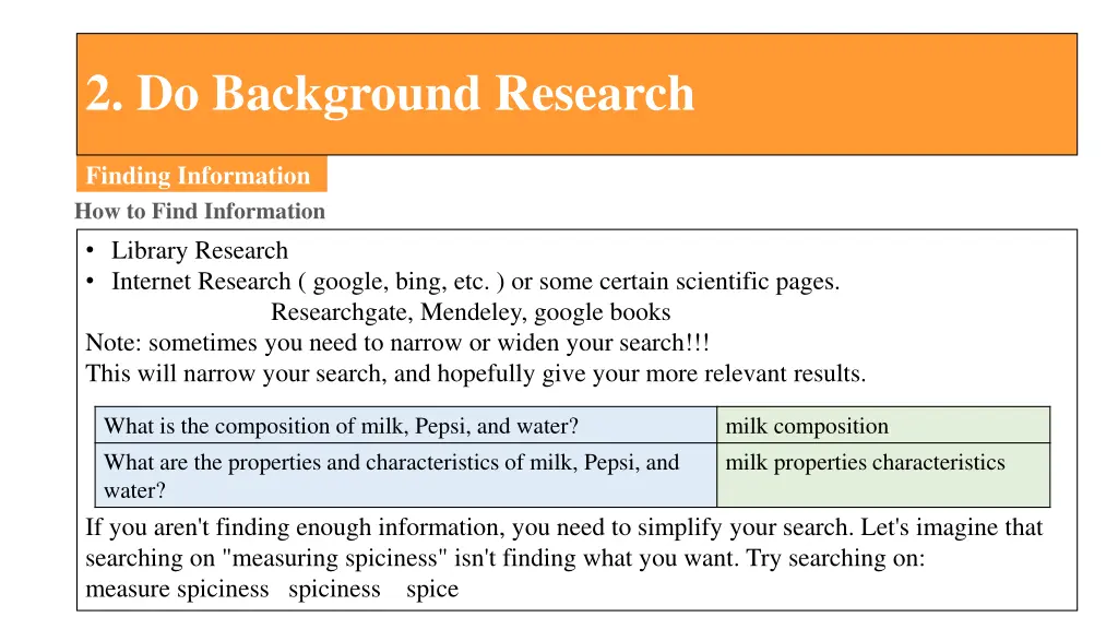 2 do background research 6
