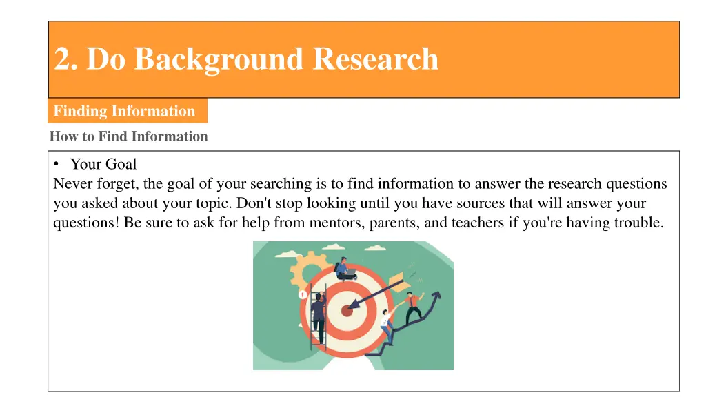 2 do background research 7