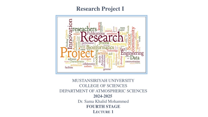 research project i