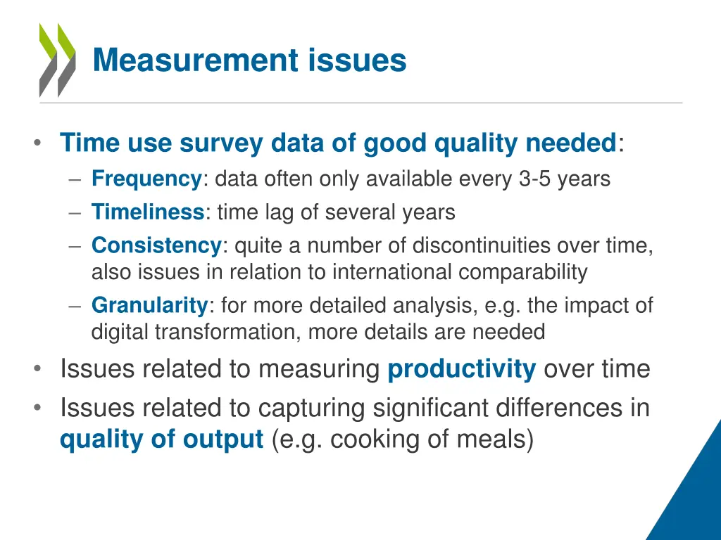 measurement issues