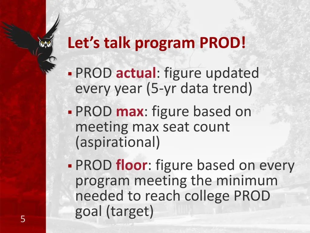 let s talk program prod