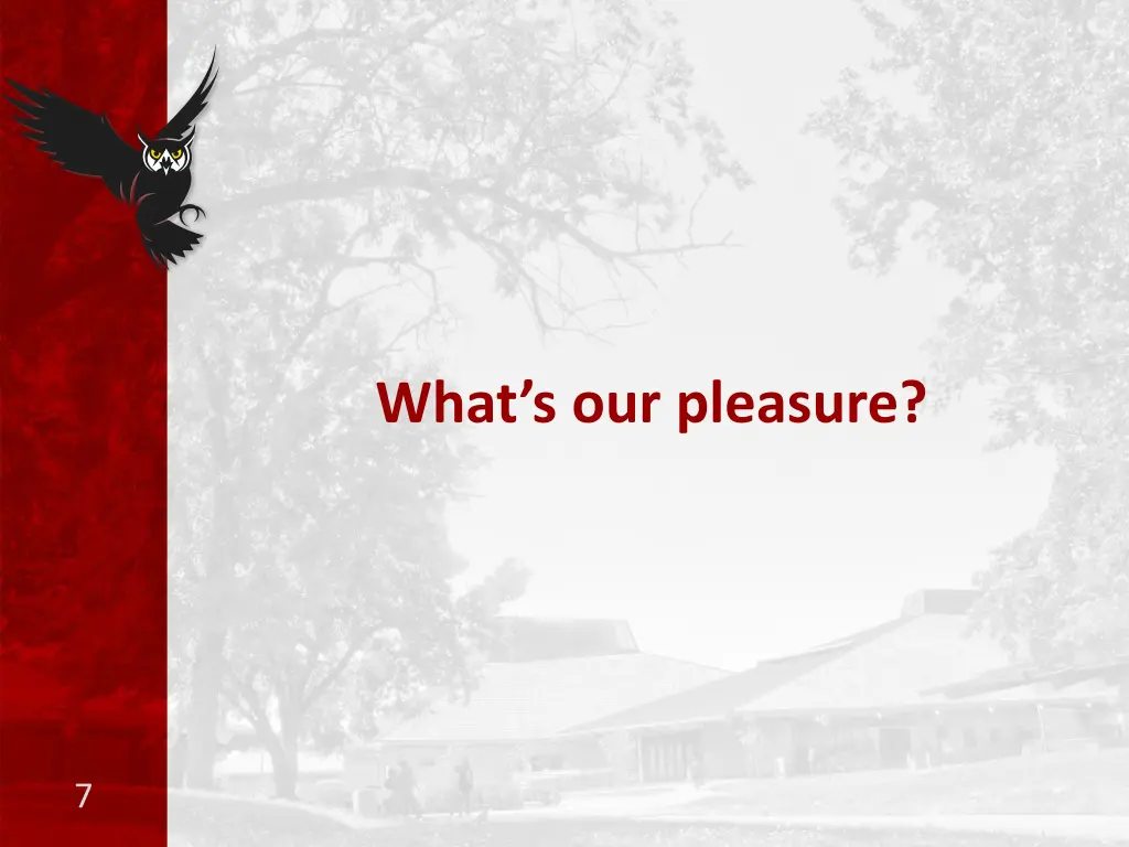 what s our pleasure