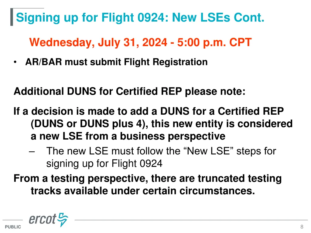 signing up for flight 0924 new lses cont 2
