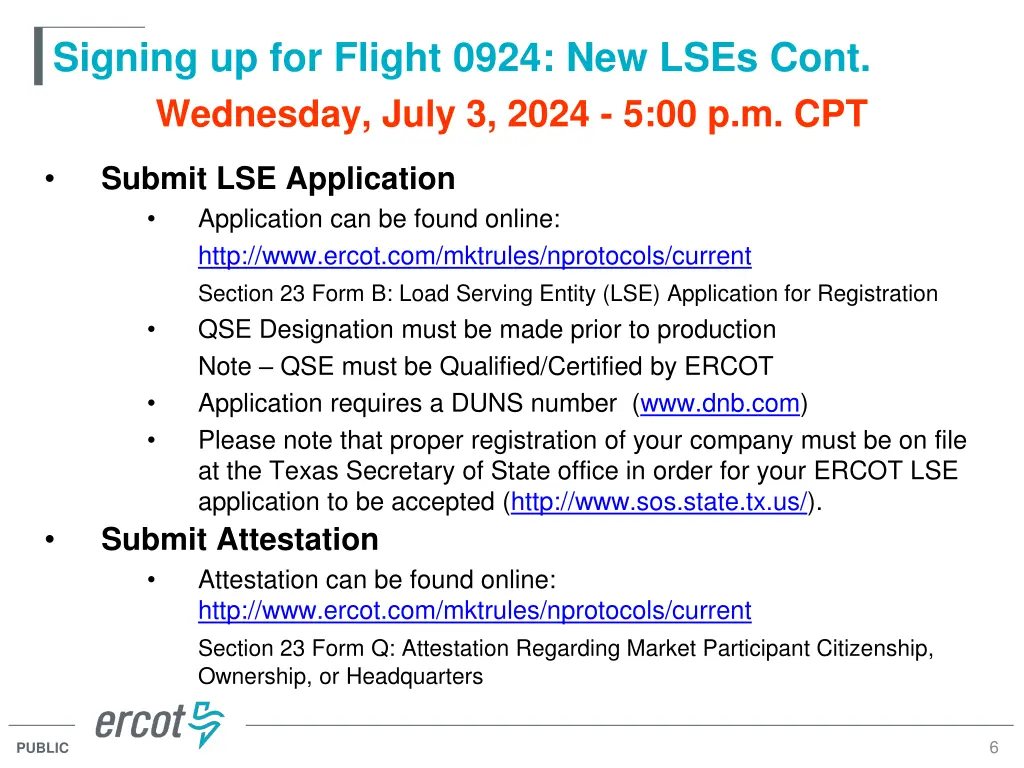 signing up for flight 0924 new lses cont