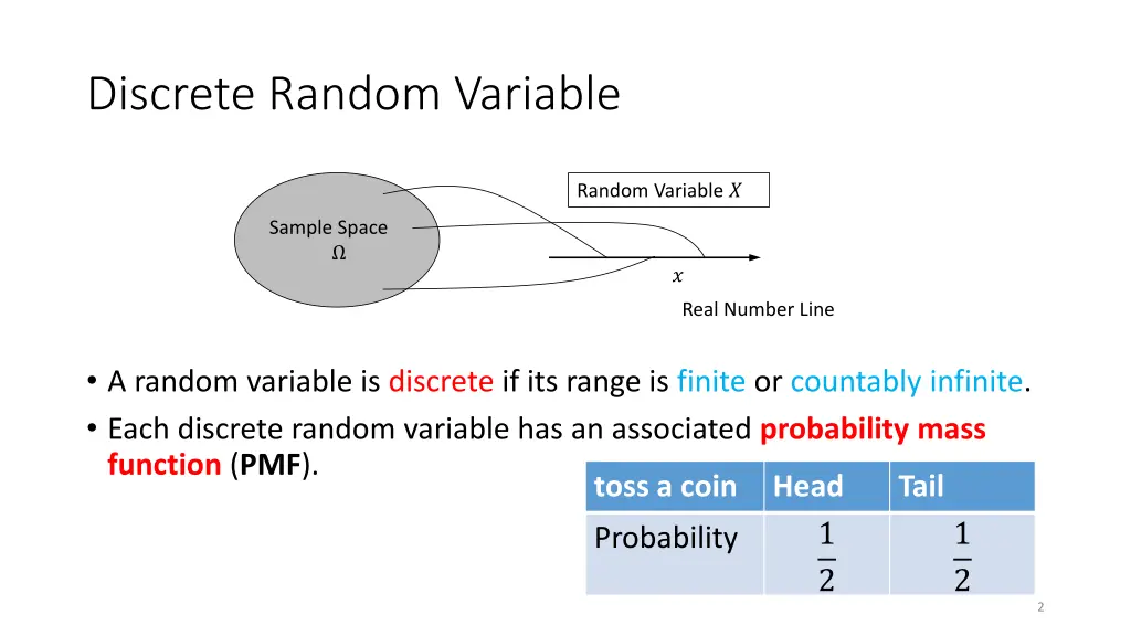 discrete random variable