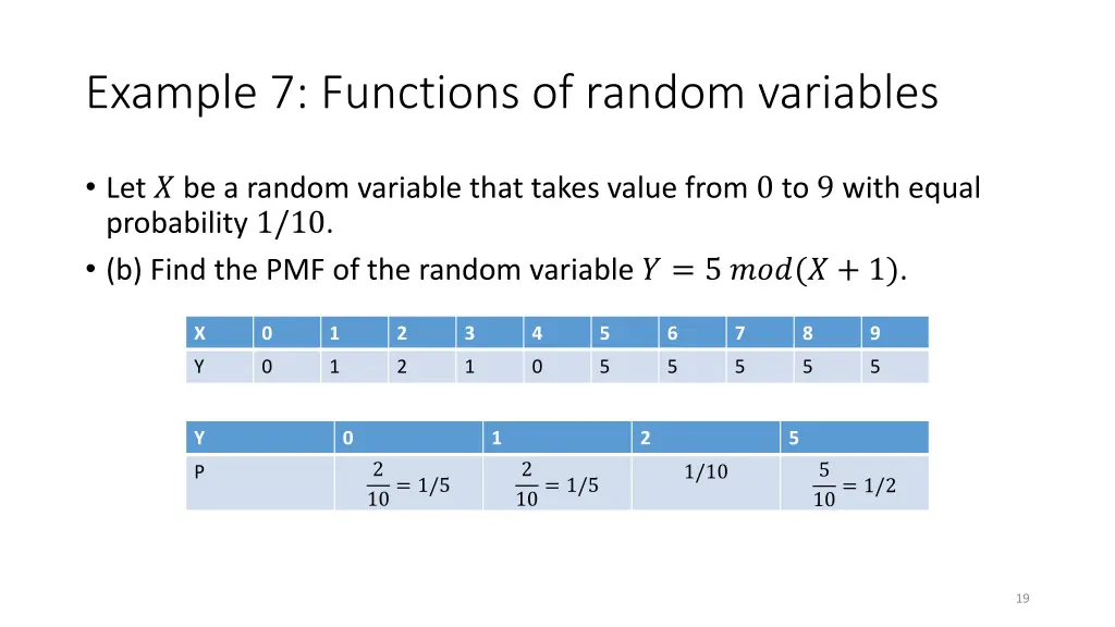 example 7 functions of random variables 1