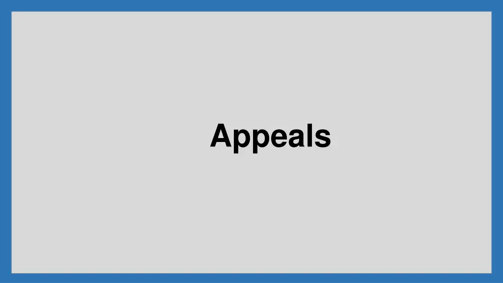 appeals
