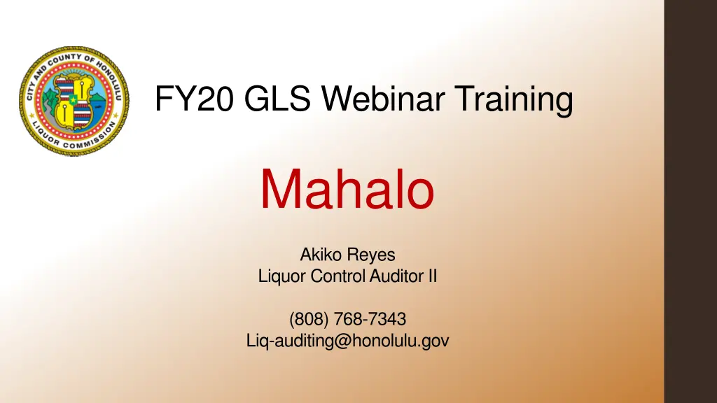 fy20 gls webinar training