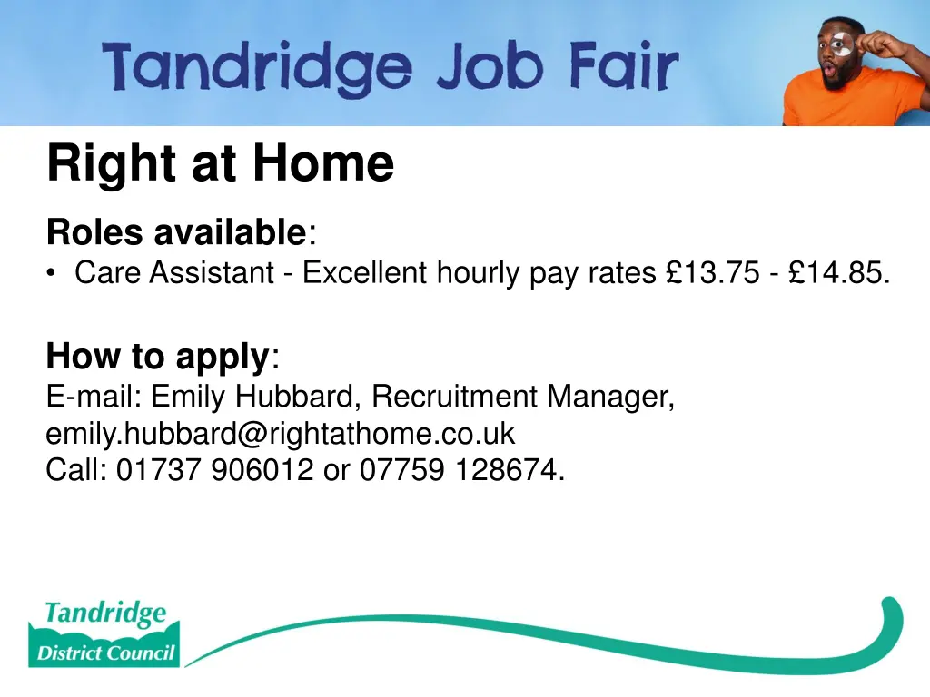 right at home roles available care assistant