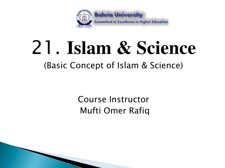21 islam science basic concept of islam science