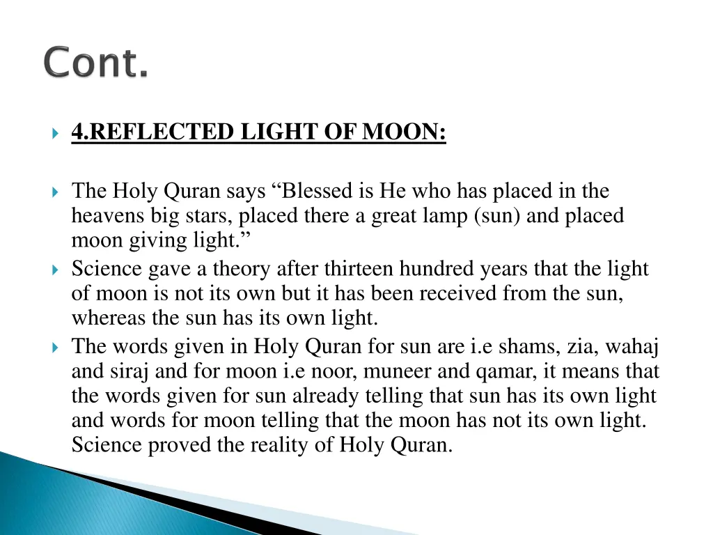 4 reflected light of moon